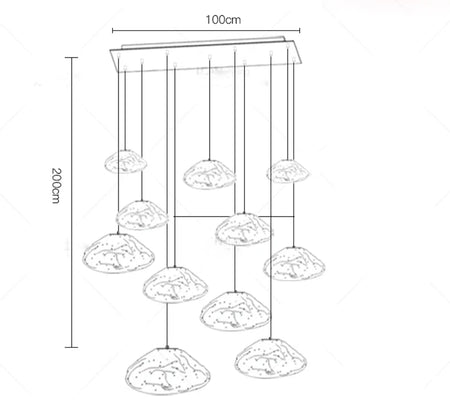 Chandelier - Nordic Home Decor Dining Room Pendant Light Fixture SW-36210457 - SWEET-LIGHTS