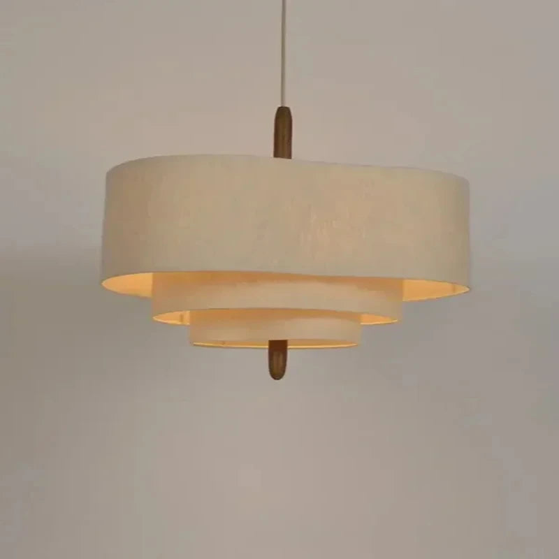 Pendant Light - Japanese Wabi Sabi Cloth Ceiling Chandelier LED Fixture SW-36210458 - SWEET-LIGHTS