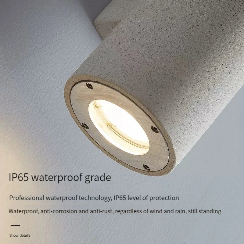 Outdoor Light - Industrial Concrete Wall Light Outdoor Waterproof Villa Garden Double Head Sconce Spotlight LED SW-36210345 - SWEET-LIGHTS