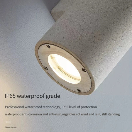 Outdoor Light - Industrial Concrete Wall Light Outdoor Waterproof Villa Garden Double Head Sconce Spotlight LED SW-36210345 - SWEET-LIGHTS