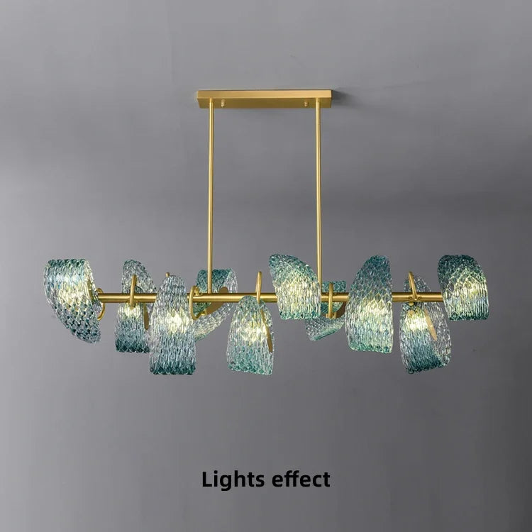 Chandelier - Hot Sales Blue Glass LED Lamp for Home Decor SW-36210457 - SWEET-LIGHTS