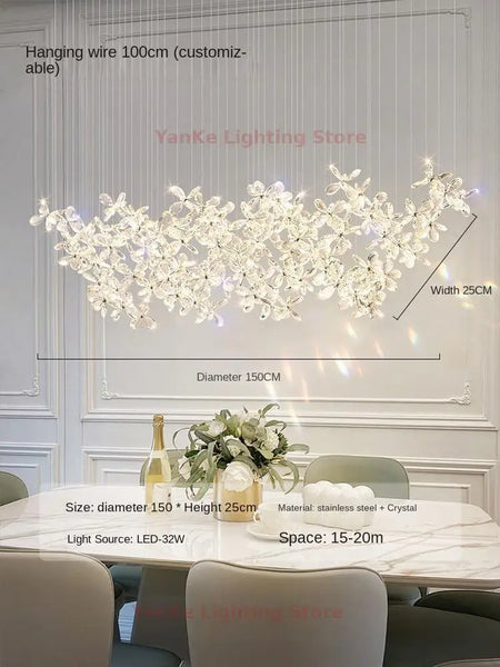 Pendant Light - Luxury Crystal Pendant Lamp for Dining Hall SW-36210345 - SWEET-LIGHTS