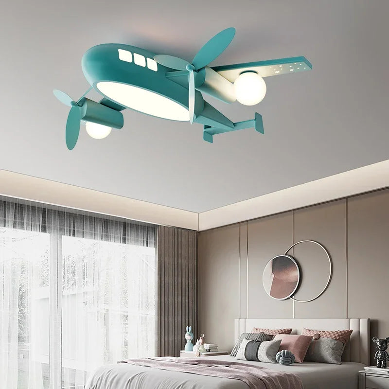 Children Lighting - Modern Minimalist Airplane Chandelier for Boys and Girls SW-36210426 - SWEET-LIGHTS