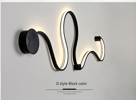 Wall Light - Modern LED Wall Lamps for Bedroom Living Room White/Black Fixtures SW-36210345 - SWEET-LIGHTS