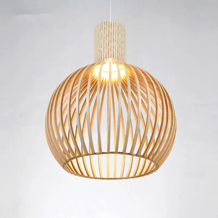 Pendant Light - Wood Bird Cage Lamp for Kitchen Island SW-36210458 - SWEET-LIGHTS