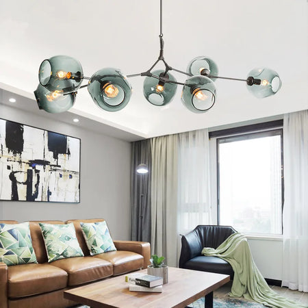 Pendant Light - Italy Designer Magic Bean Ceiling Chandelier Multi Color Glass Lampshade LED Lighting SW-36210458 - SWEET-LIGHTS