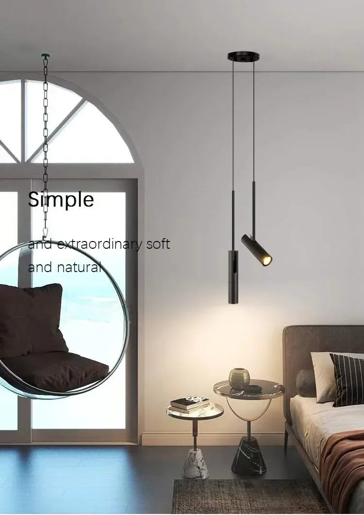 Pendant Light - Minimalist LED Hanging Pendant Lights for Bedroom Dining Room Kitchen Restaurant Spotlight Chandelier SW-36210458 - SWEET-LIGHTS