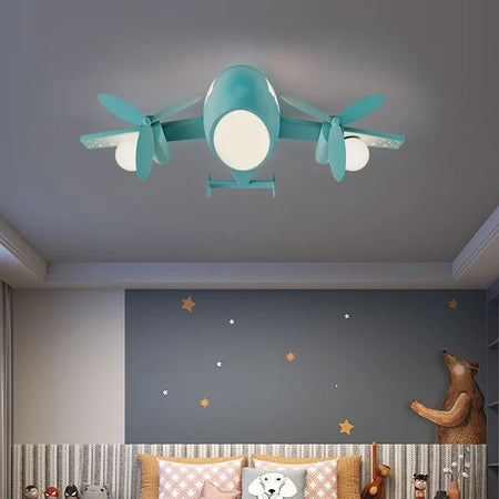 Children Lighting - Modern Minimalist Airplane Chandelier for Boys and Girls SW-36210426 - SWEET-LIGHTS