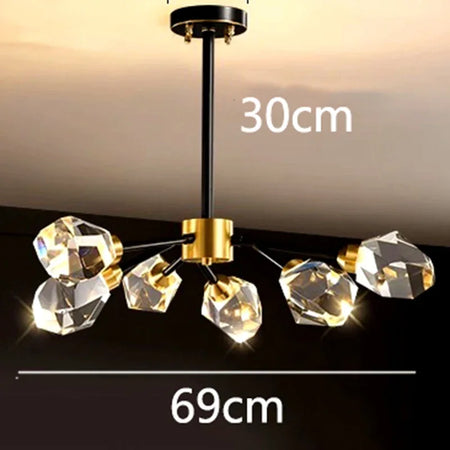 Pendant Light - Nordic All-Copper Molecular Chandelier LED SW-36210347 - SWEET-LIGHTS