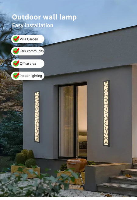 Outdoor Light - Waterproof Outdoor Wall Lamp LED IP65 Aluminum Sconce 110V 220V SW-36210458 - SWEET-LIGHTS