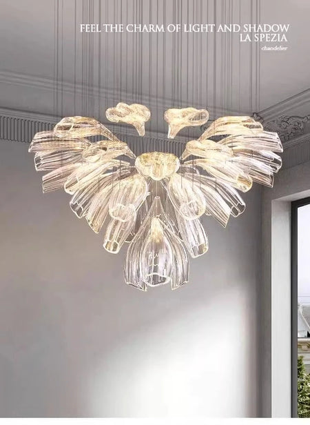 Chandelier - Italy Designer Crystal Glass Pendant Lights Luxury SW-36210457 - SWEET-LIGHTS