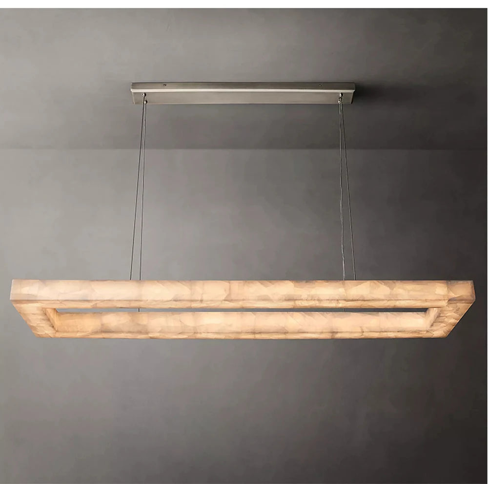 Pendant Light - Rectangular Retro American Black LED Chandelier SW-36210934 - SWEET-LIGHTS
