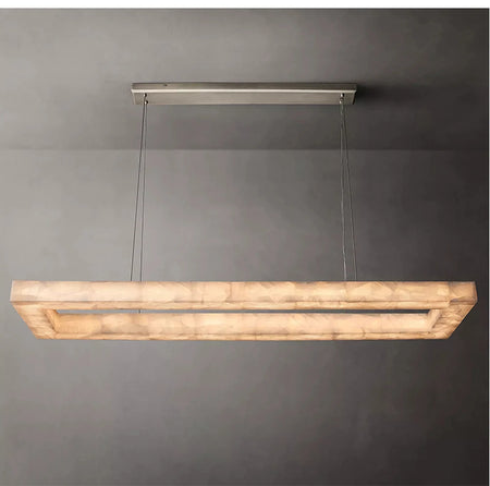 Pendant Light - Rectangular Retro American Black LED Chandelier SW-36210934 - SWEET-LIGHTS