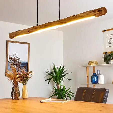 Pendant Light - Morden Style LED Minimalist Wooden Lamp Cord Adjustable SW-36210354 - SWEET-LIGHTS