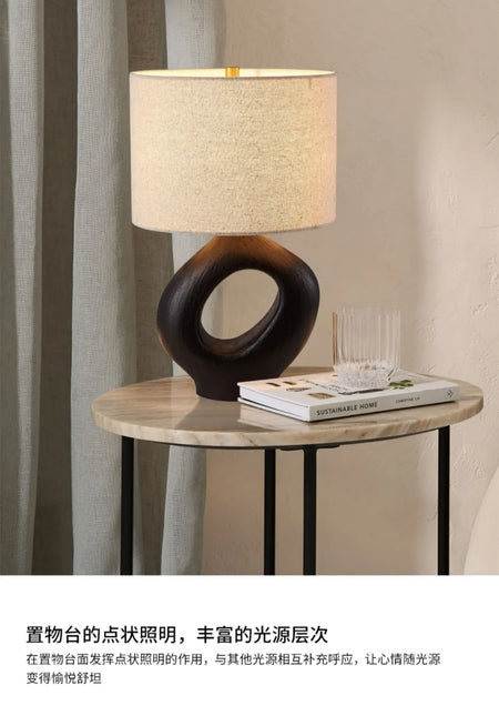 Table Lamp - Designer Wabi-sabi Modern Resin LED E27 Art Lights SW-36210345 - SWEET-LIGHTS