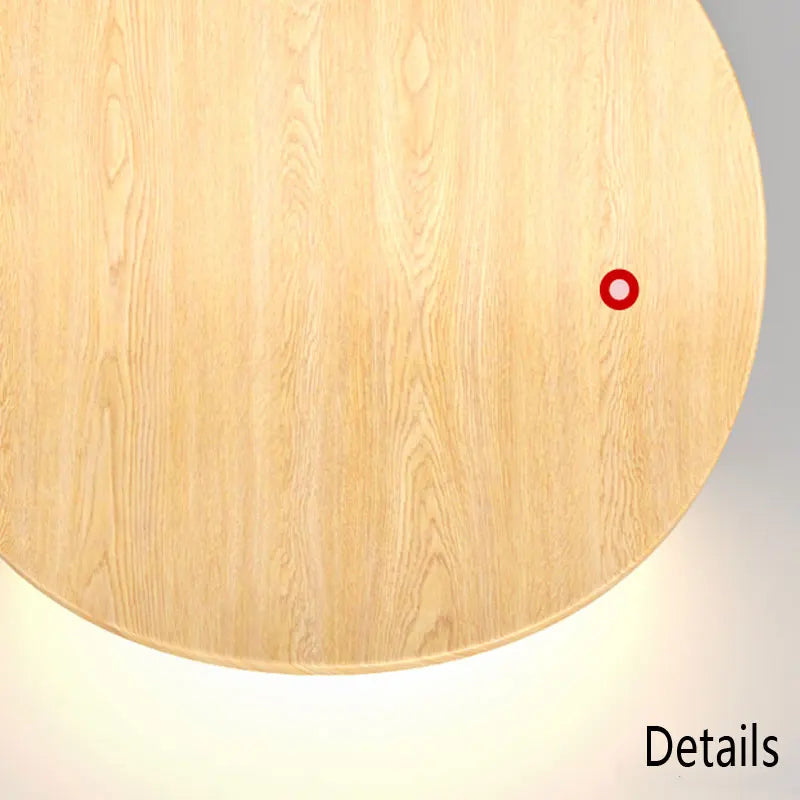 Wall Light - Modern Wood Wall Lamp For Bedroom Living Room Indoor LED Round Light Fixtures SW-36210123 - SWEET-LIGHTS
