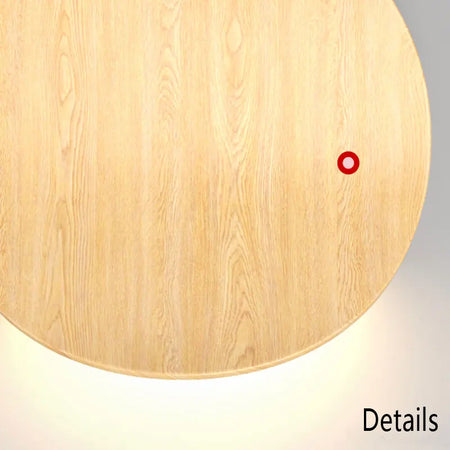Wall Light - Modern Wood Wall Lamp For Bedroom Living Room Indoor LED Round Light Fixtures SW-36210123 - SWEET-LIGHTS