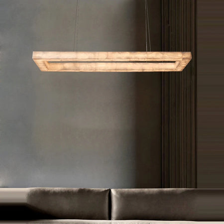 Pendant Light - Rectangular Retro American Black LED Chandelier SW-36210934 - SWEET-LIGHTS