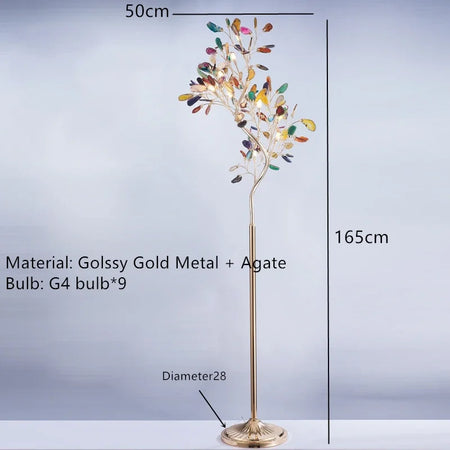 Pendant Light - Firefly Chandelier Agate Postmodern Luxury SW-36210478 - SWEET-LIGHTS