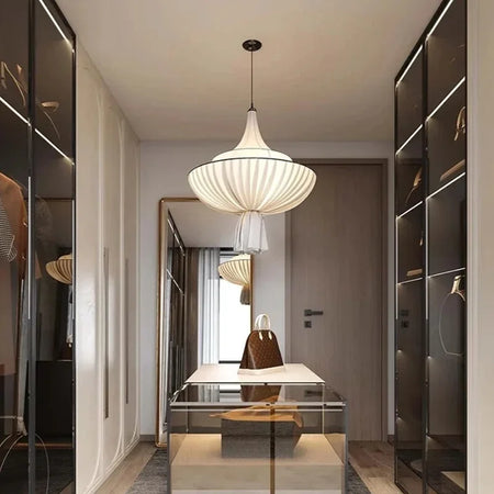 Pendant Light - Japanese Retro Wabi Sabi Cloth Chandelier Home Pendant Lights Room Decor SW-36210578 - SWEET-LIGHTS