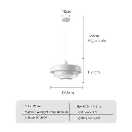 Pendant Light - Nordic LED Macaron Fixture Carbon Steel White Dark Green Orange for Restaurant Living Rooms SW-36210724 - SWEET-LIGHTS