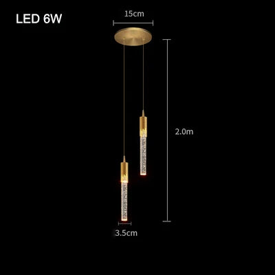 Pendant Light - Modern Bubble Crystal Indoor Hanging Lamp For Dining Room Bedroom Cafe SW-36210003 - SWEET-LIGHTS