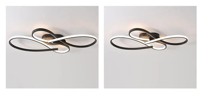 Ceiling Light - New Modern Led Black Lamp for Living Room Bedroom Study SW-36210234 - SWEET-LIGHTS