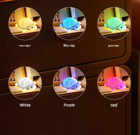 Children Lighting - Led Turtle Night Light Cute Silicone Lamp Touch Nightlight Children Sleep Light Room Decor Gift SW-36210458 - SWEET-LIGHTS