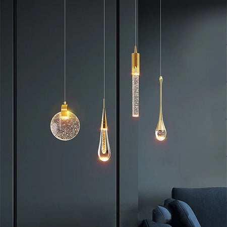 Pendant Light - Modern Bubble Crystal Indoor Hanging Lamp For Dining Room Bedroom Cafe SW-36210003 - SWEET-LIGHTS