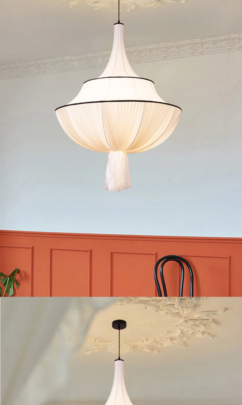 Pendant Light - Japanese Retro Wabi Sabi Cloth Chandelier Home Pendant Lights Room Decor SW-36210578 - SWEET-LIGHTS