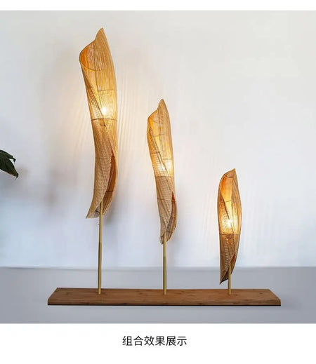 Floor Lamp - Vintage Bamboo Weaving Lamp for Bedroom SW-36210923 - SWEET-LIGHTS