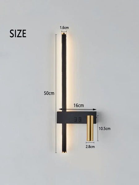 Wall Light - New Reading Minimalist Wall Lamps Bedside Switch SW-36210345 - SWEET-LIGHTS