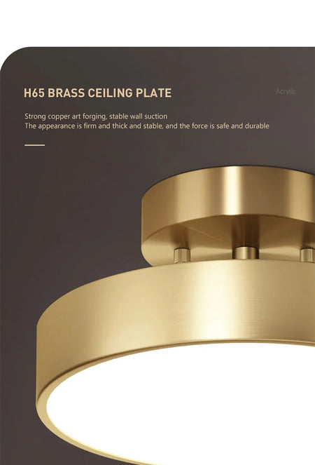 Ceiling Light - Modern LED Copper Decor Fixture for Home SW-36210579 - SWEET-LIGHTS