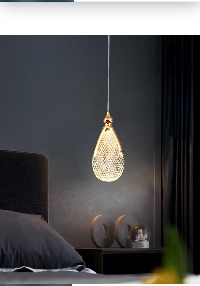 Pendant Light - Fumi Acrylic Adjustable Cord Mini LED Light SW-36210456 - SWEET-LIGHTS
