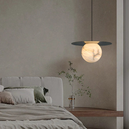 Pendant Light - Natural Marble Ceiling Lamp for Dining Room SW-36210345 - SWEET-LIGHTS