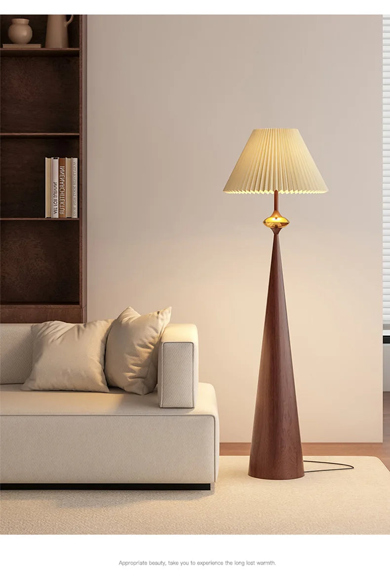 Floor Lamp - Japanese Designer Wabi-sabi Minimalist Cloth Cover Art Stand Lights Living Room Bedroom SW-36210789 - SWEET-LIGHTS