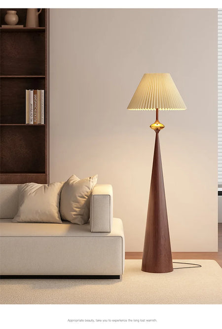 Floor Lamp - Japanese Designer Wabi-sabi Minimalist Cloth Cover Art Stand Lights Living Room Bedroom SW-36210789 - SWEET-LIGHTS