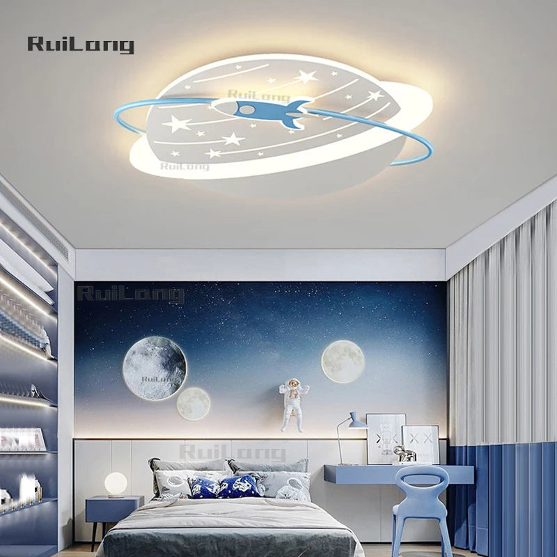 Children Lighting - Modern Astronaut Led Ceiling Lights Chandelier for Kids Room SW-36210435 - SWEET-LIGHTS