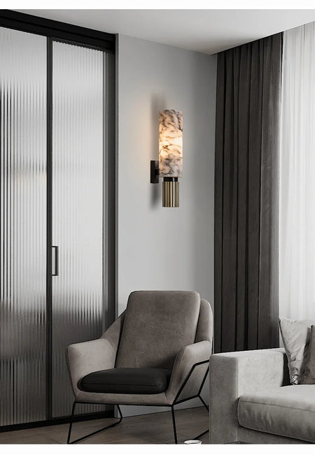 Wall Light - Modern Luxury Natural Marble Wall Lamp LED Sconce SW-36210345 - SWEET-LIGHTS