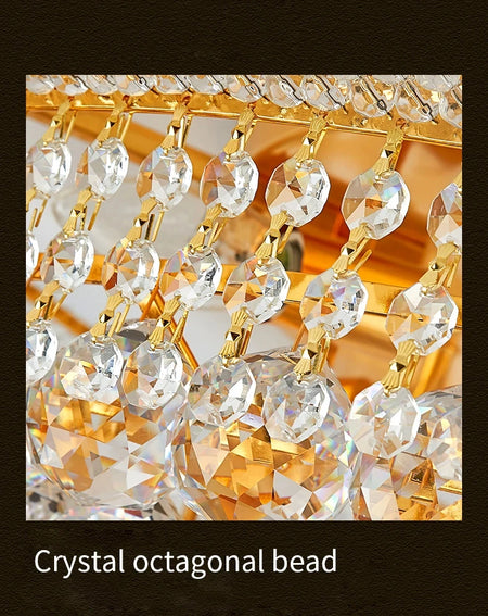 Chandelier - Luxury Living Room Crystal Staircase Chrome Lighting SW-36210789 - SWEET-LIGHTS