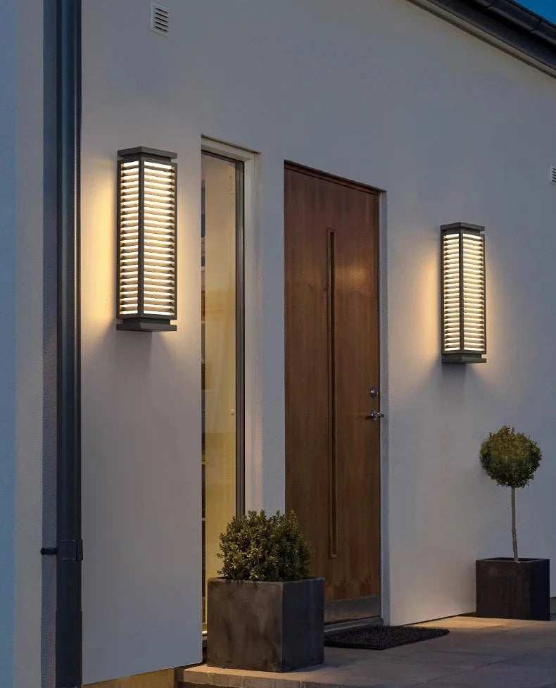 Outdoor Light - Stainless Steel Wall LED Cubical Black Fixture Waterproof Anti-Rust Sconces for Garage Pathway SW-36210347 - SWEET-LIGHTS