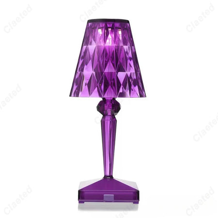 Table Lamp - LED Acrylic Diamond Crystal Decorative Desk Lamp USB Charging Touch Nightlight SW-36210457 - SWEET-LIGHTS
