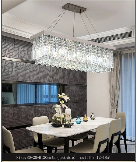 Pendant Light - LED Crystal Chandelier Modern Dining Lamp SW-36210923 - SWEET-LIGHTS