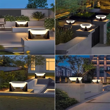 Outdoor Light - LED Remotely Controlled Solar Column Lamp Dimmable Waterproof SW-36210425 - SWEET-LIGHTS