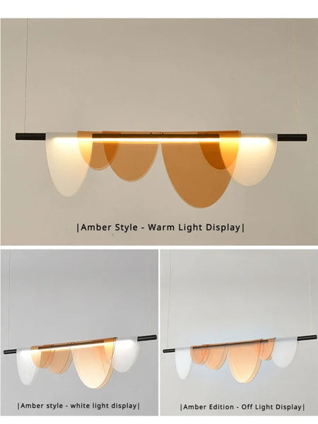 Pendant Light - Nordic Salon Colored Acrylic Chandelier LED Lamp for Dining Living Room Bedroom Lustre Lightings SW-36210923 - SWEET-LIGHTS