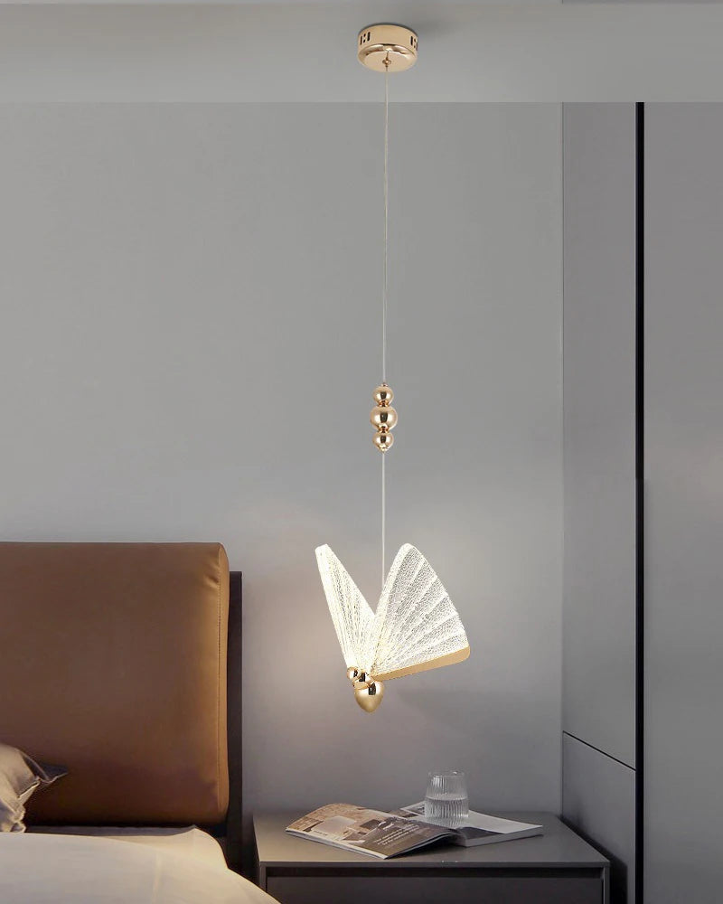 Pendant Light - Nordic Colorful Butterfly LED Pendant Lamps for Home Bedroom Living Room Indoor Golden Lighting SW-36210478 - SWEET-LIGHTS