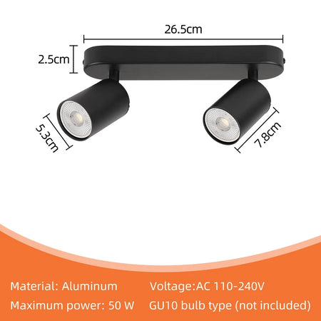 Spotlight - LED Ceiling Spotlights Replaceable Bulb Pendant Lamps Kitchen Decor Indoor Lighting SW-36210478 - SWEET-LIGHTS