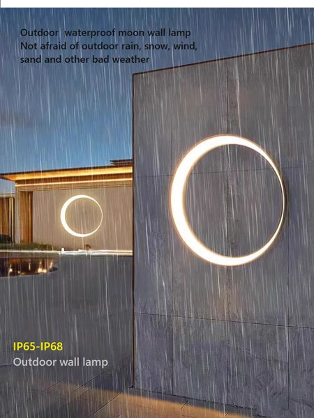 Outdoor Light - Modern Wall Light, IP65 Waterproof, Round, Stainless Steel, Creative Porch Trim SW-36210924 - SWEET-LIGHTS