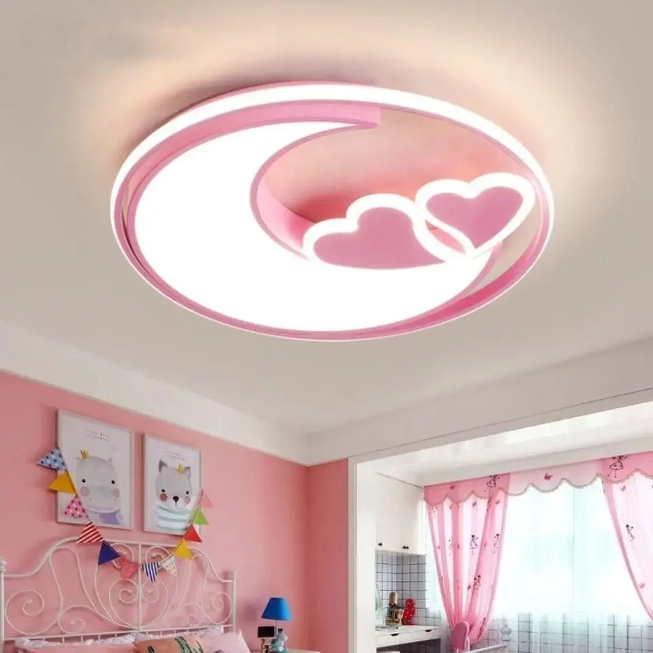Children Lighting - Heart Shape Ceiling Lights For Girls Room Kids Bedroom Lamp SW-36210345 - SWEET-LIGHTS