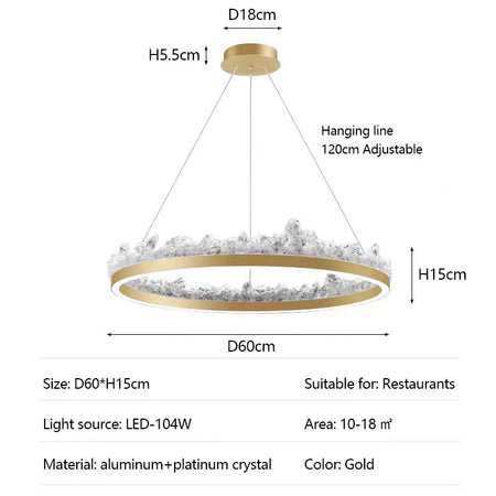Pendant Light - Italian Minimalist Iceberg Chandeliers Modern Luxury Long Strip Hanging Lights for Bedroom Dining Room Kitchen Island Led Lamp SW-36210123 - SWEET-LIGHTS